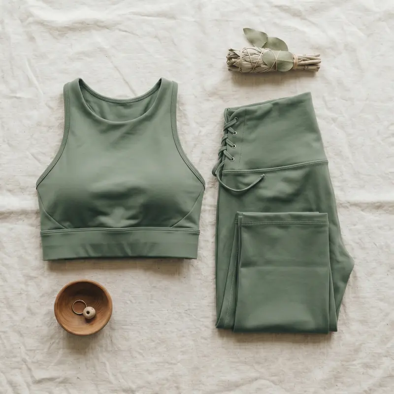 Set Salvia — top e leggings
